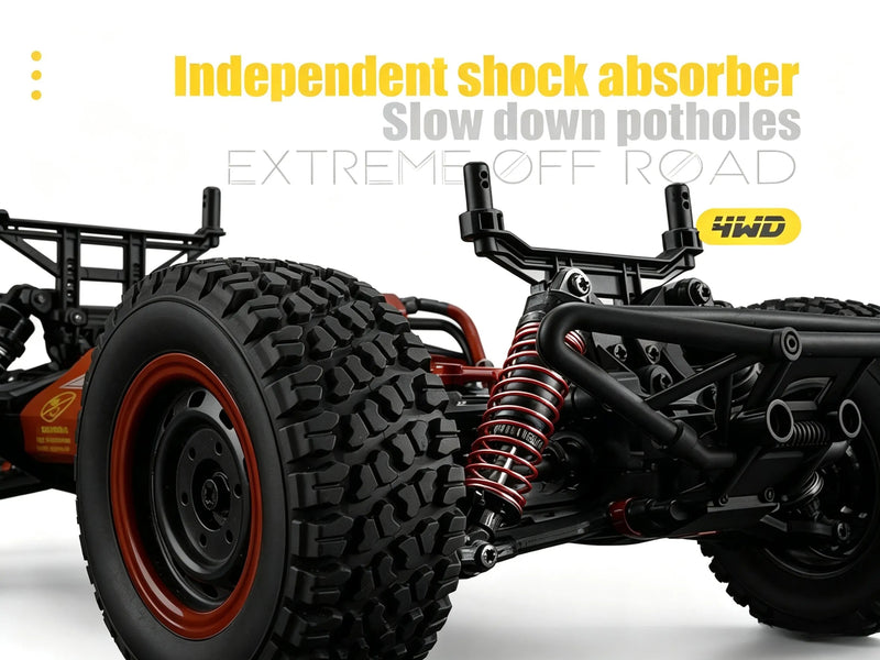 1/16 Scale 4WD High Speed Monster Truck for All Terrains ZD-pro RC