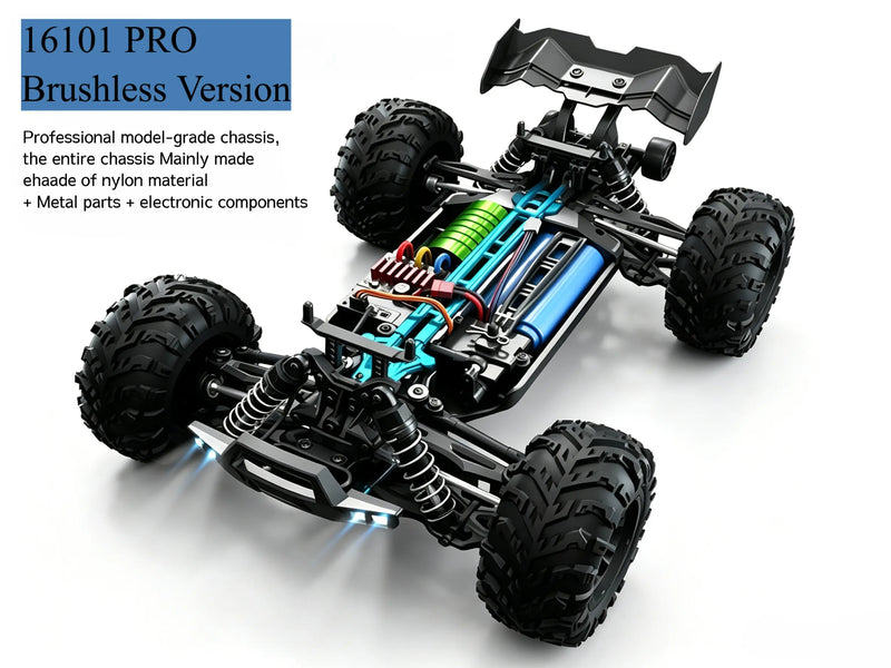 1:16 4WD High Speed Monster Truck Toy for Kids & Adults ZD-pro RC