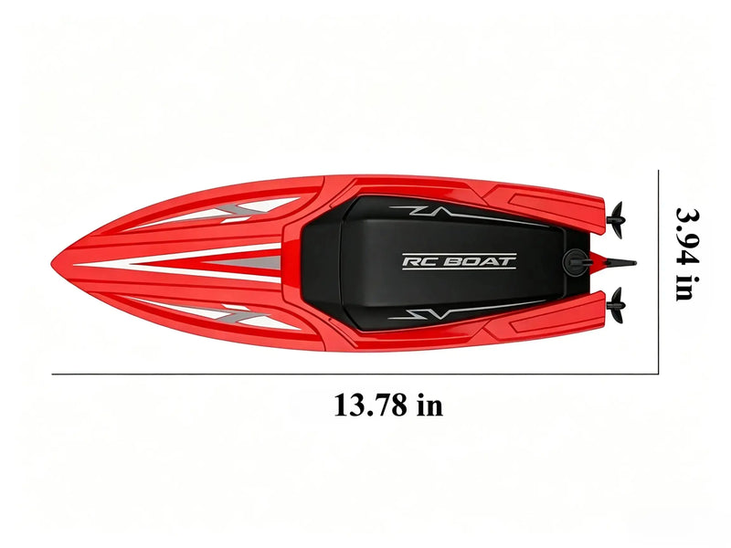 High Speed RC Boats, 80m 2.4G Remote Control Racing Boat ZD-pro RC
