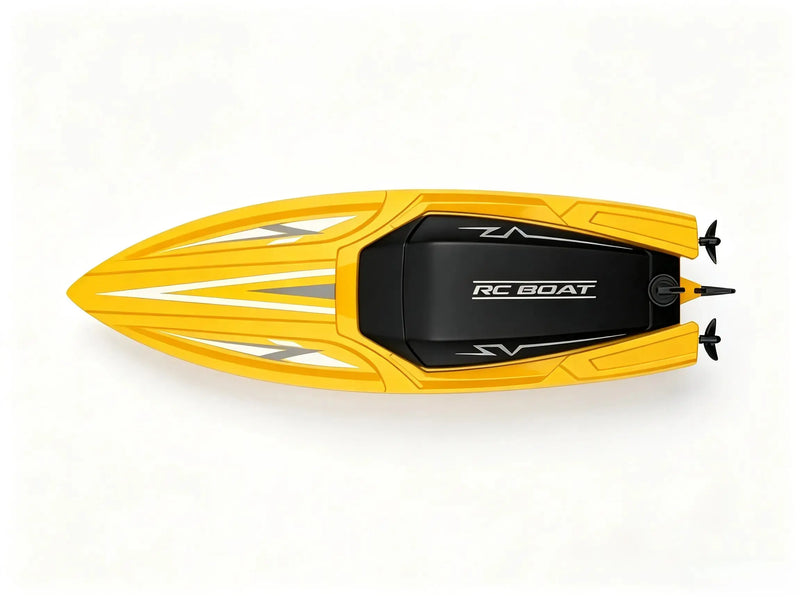 High Speed RC Boats, 80m 2.4G Remote Control Racing Boat ZD-pro RC