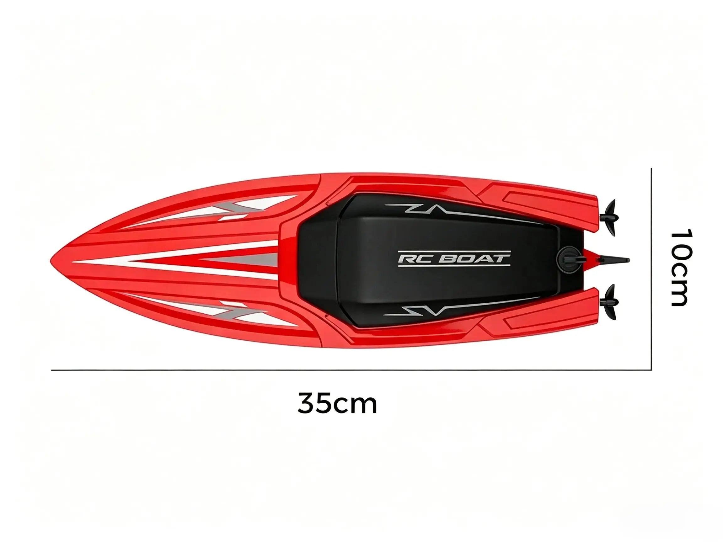 High Speed RC Boats, 80m 2.4G Remote Control Racing Boat ZD-pro RC