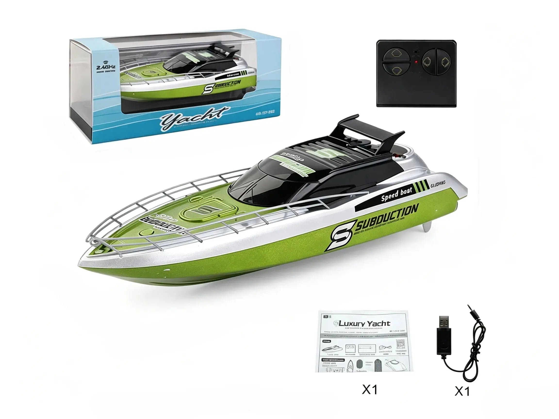 2.4G Waterproof Racing‑Ready RC Boats For Pool Water Games ZD-pro RC