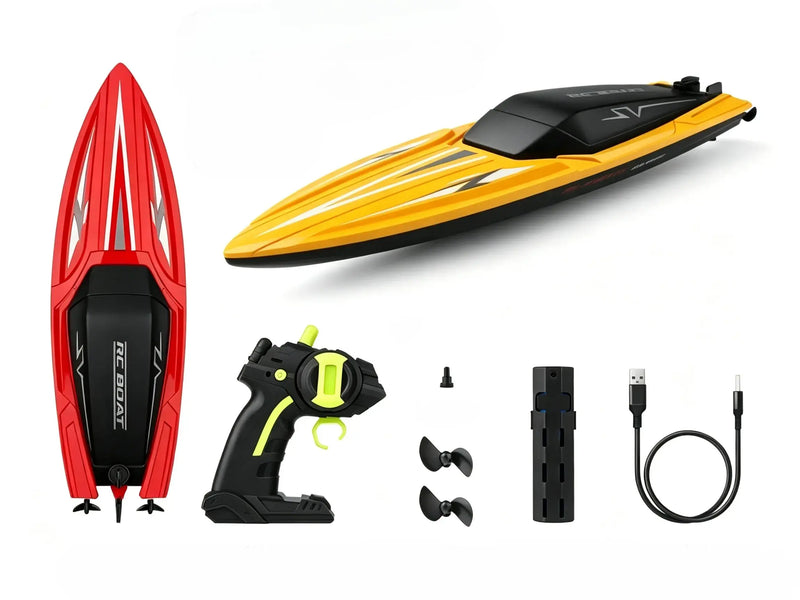 High Speed RC Boats, 80m 2.4G Remote Control Racing Boat ZD-pro RC