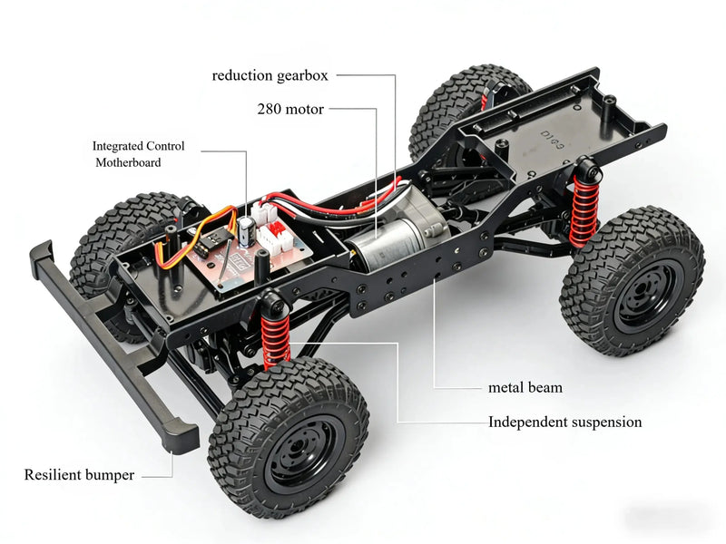 1:12 Land Rover Defender 4WD RC Crawler, Off-Road Remote Control Truck ZD-pro RC