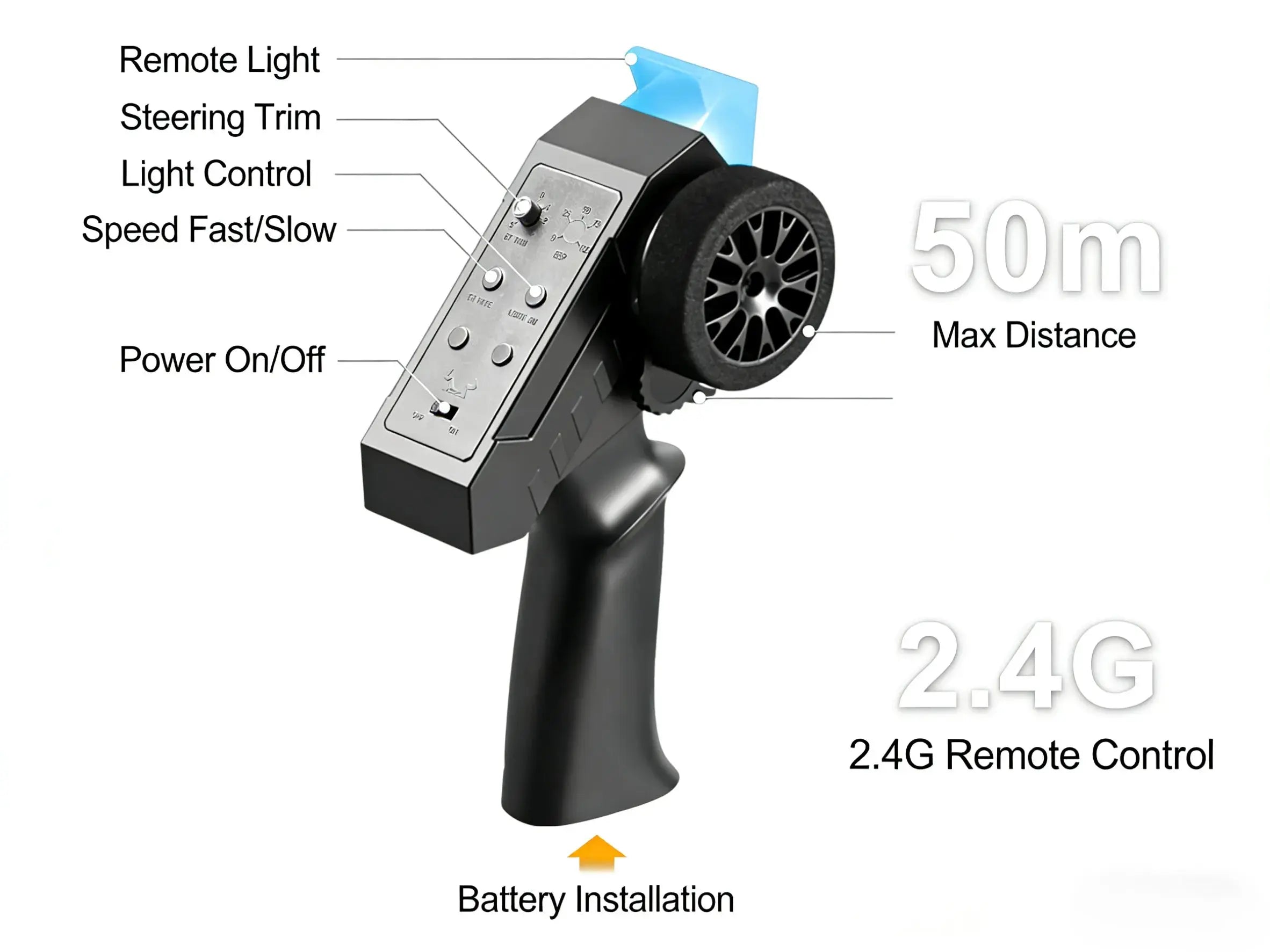 1:12 Land Rover Defender 4WD RC Crawler, Off-Road Remote Control Truck ZD-pro RC