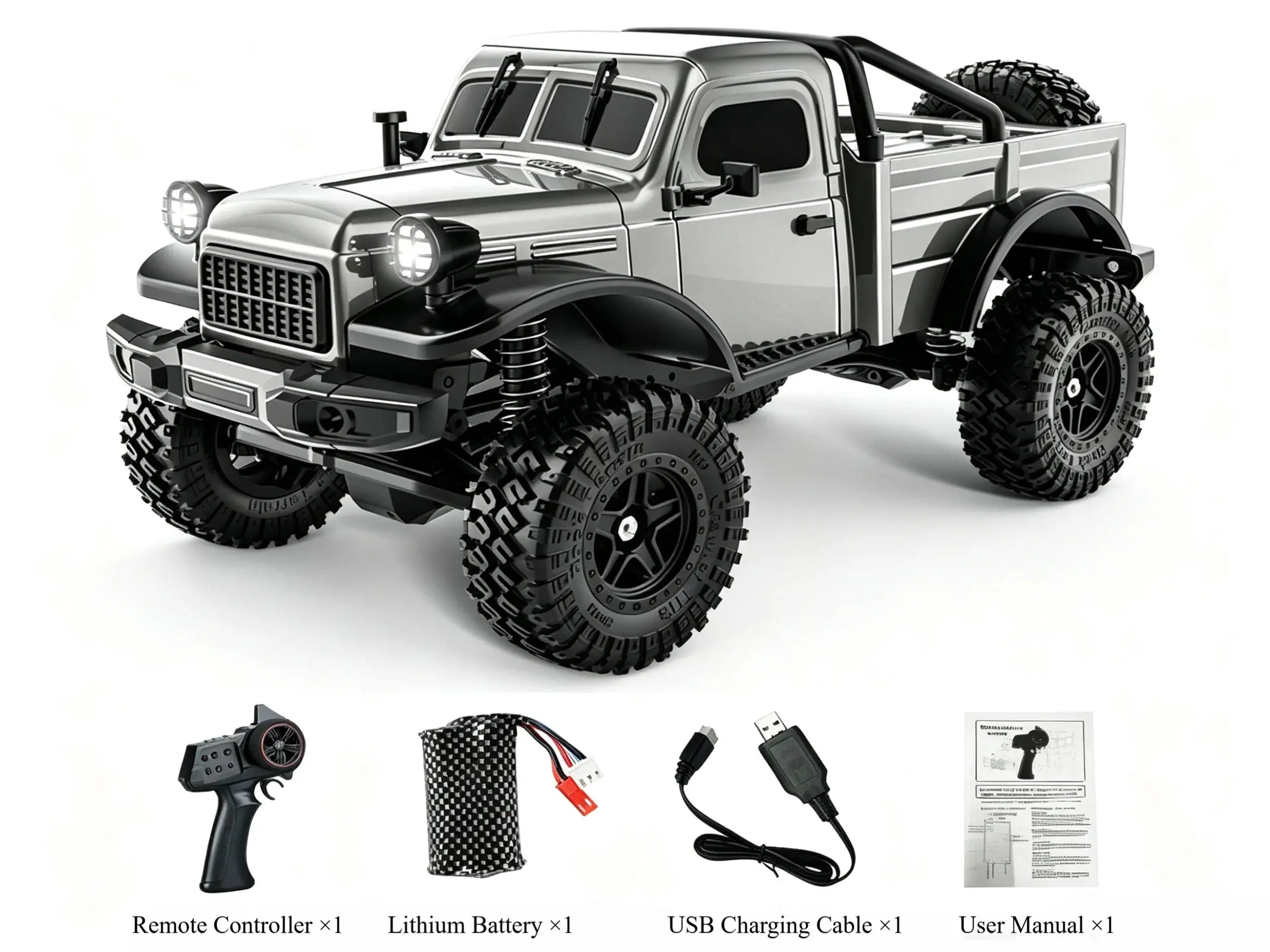 2.4G Waterproof RC Crawler Off-Road Truck with High-Torque Motor ZD-pro RC