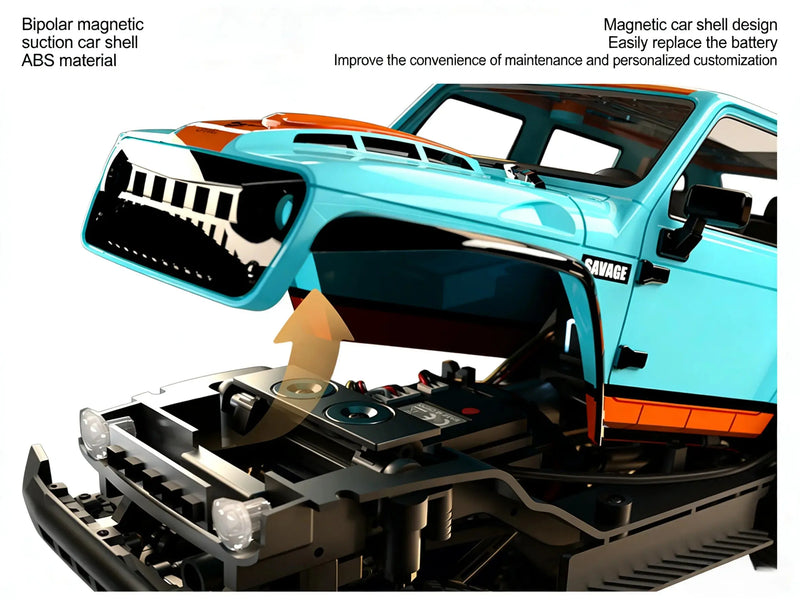 1:20 4WD Wrangler RC Crawler, Off-Road Remote Control Car ZD-pro RC