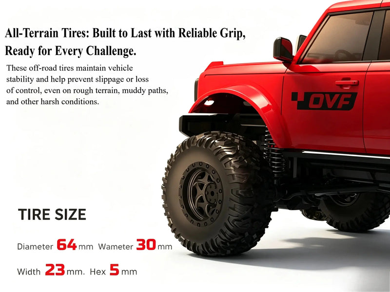 4WD RC Crawler 1:20 Scale Off-Road Truck with LED Lights ZD-pro RC
