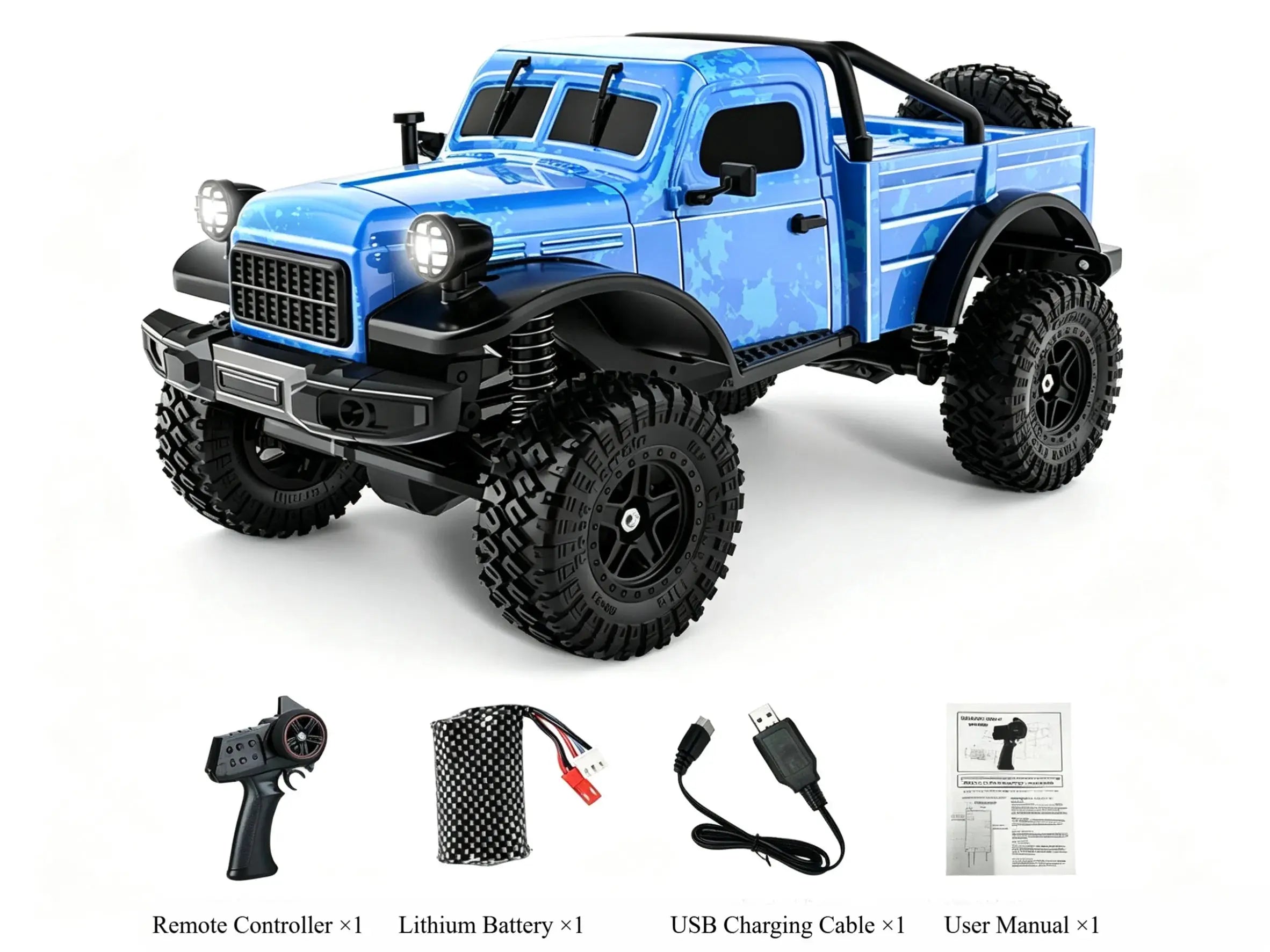 2.4G Waterproof RC Crawler Off-Road Truck with High-Torque Motor ZD-pro RC