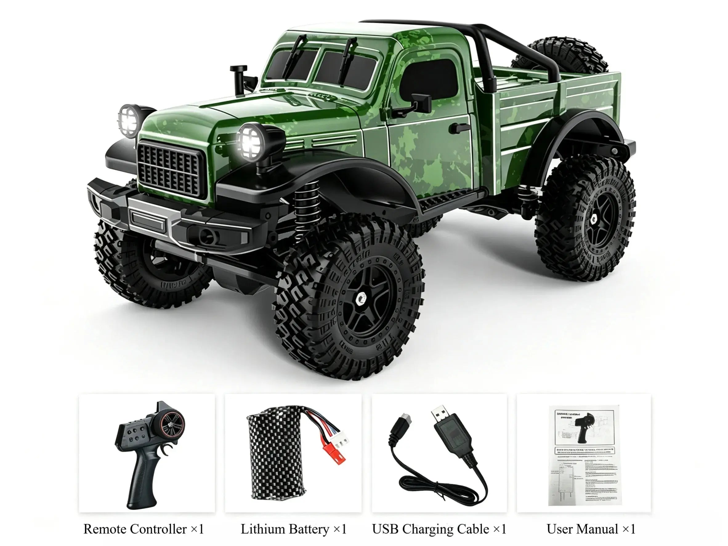 2.4G Waterproof RC Crawler Off-Road Truck with High-Torque Motor ZD-pro RC