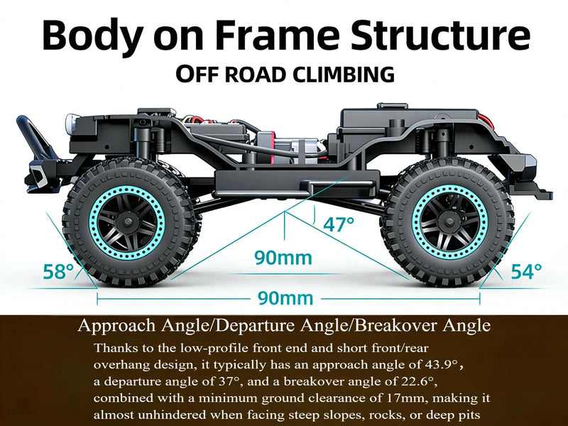 1:20 4WD Wrangler RC Crawler, Off-Road Remote Control Car ZD-pro RC