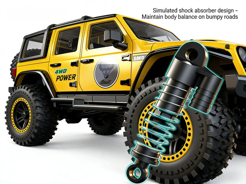 1:20 4WD Wrangler RC Crawler, Off-Road Remote Control Car ZD-pro RC