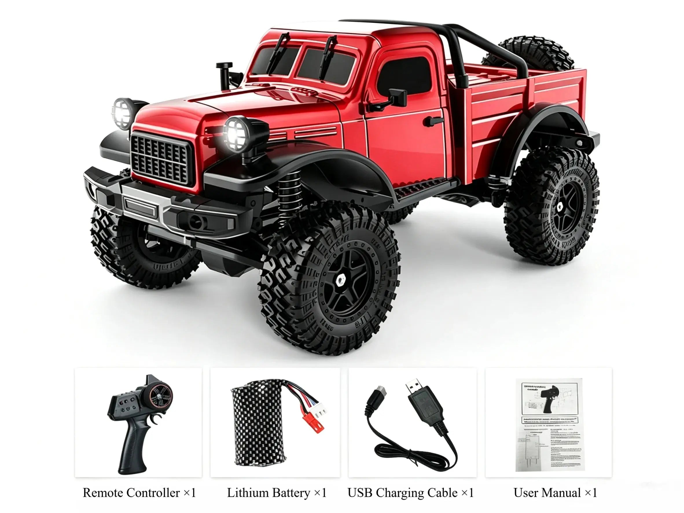2.4G Waterproof RC Crawler Off-Road Truck with High-Torque Motor ZD-pro RC