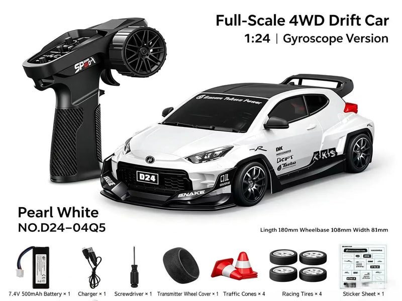 1:24 4WD RC Drift Cars with Gyro ZD-pro RC
