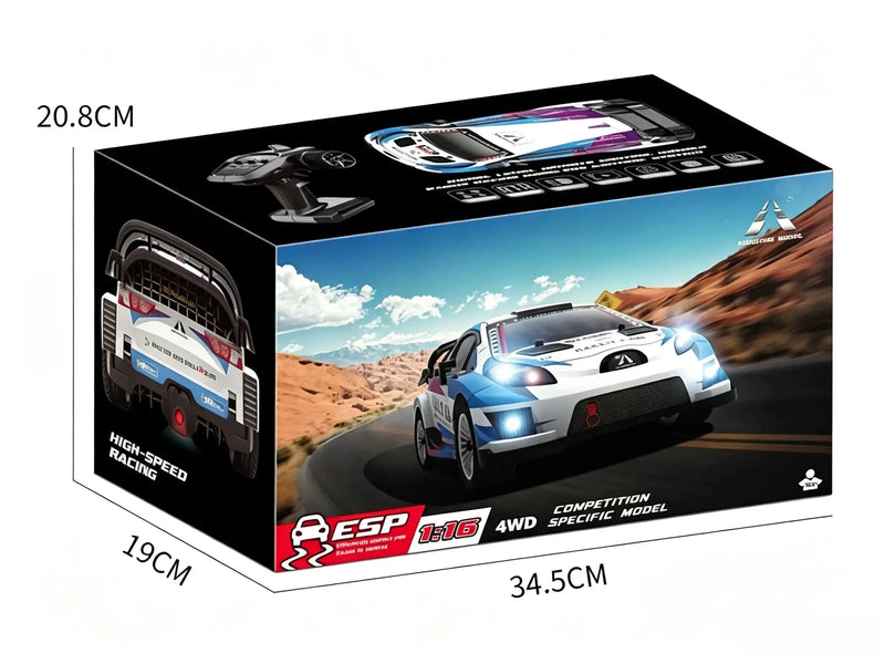 1/16 4WD rc drift cars Brushless ESP Gyro Rally Vehicle ZD-pro RC