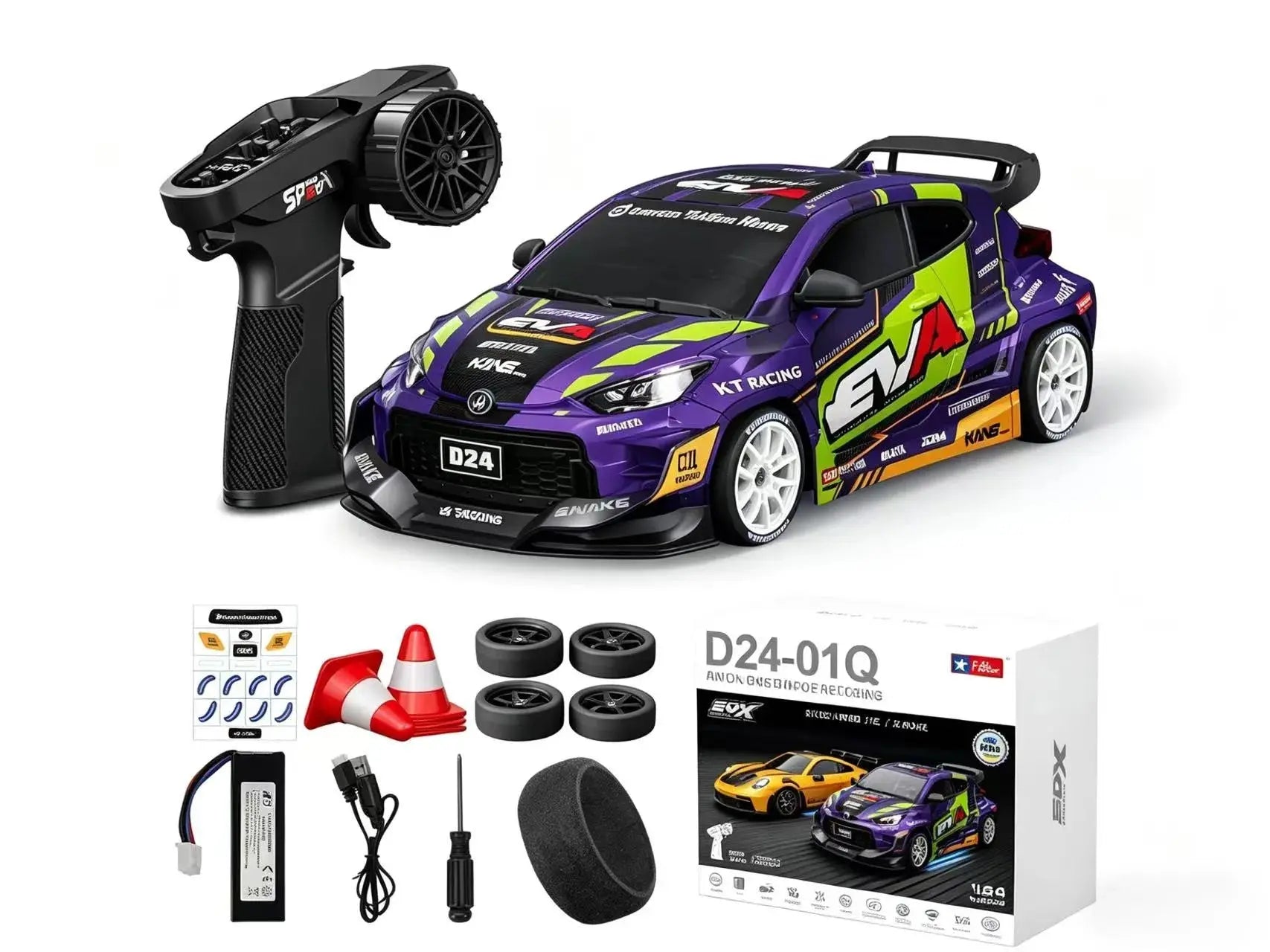 1:24 4WD RC Drift Cars with Gyro ZD-pro RC