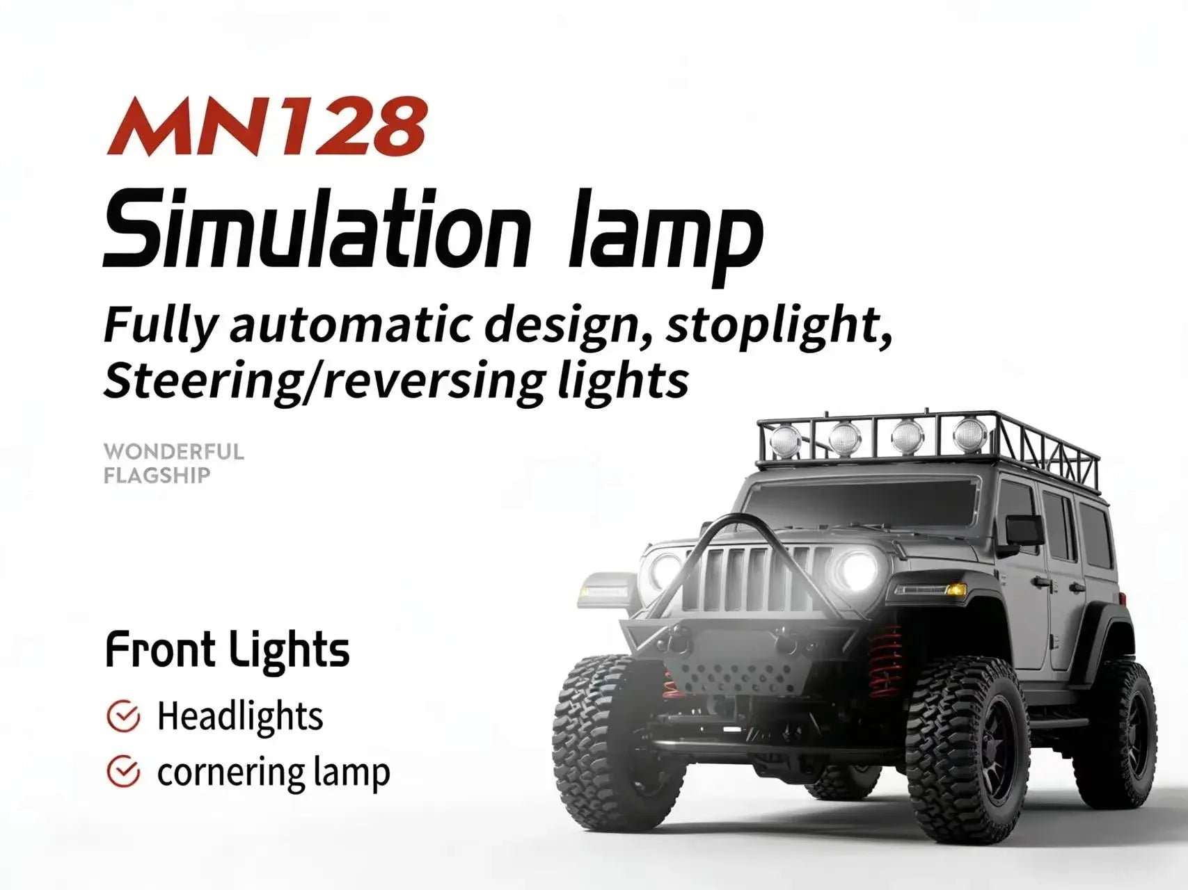 MN128 4WD RC Rock Crawler for Off-Road Adventures ZD-pro RC