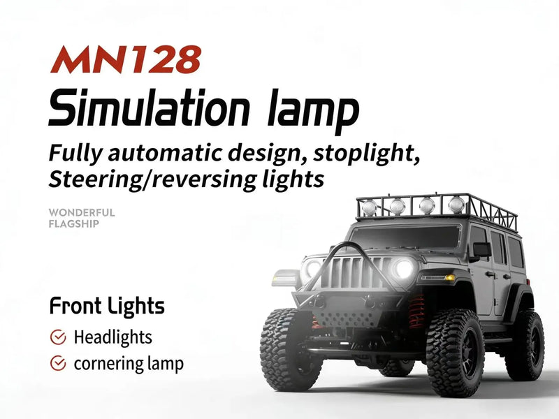 MN128 4WD RC Rock Crawler for Off-Road Adventures ZD-pro RC