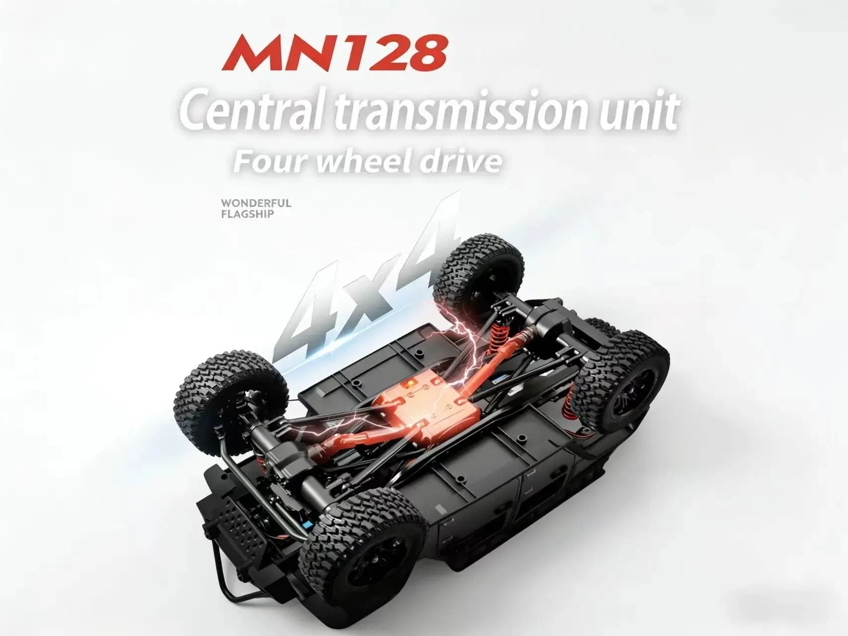 MN128 4WD RC Rock Crawler for Off-Road Adventures ZD-pro RC