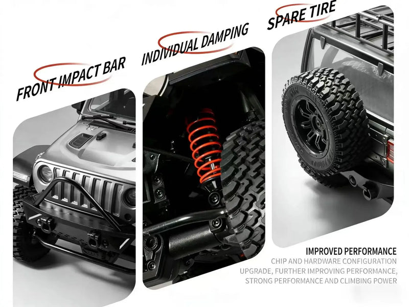 MN128 4WD RC Rock Crawler for Off-Road Adventures ZD-pro RC