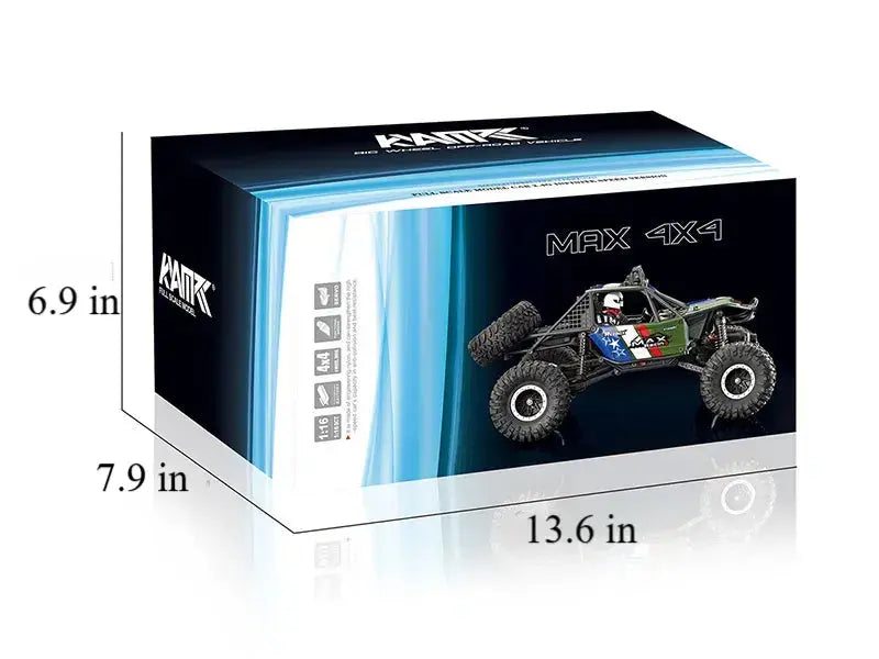 1:16 Full Scale 4WD rock crawler rc car Dual Speed Off-Road Vehicle ZD-pro RC