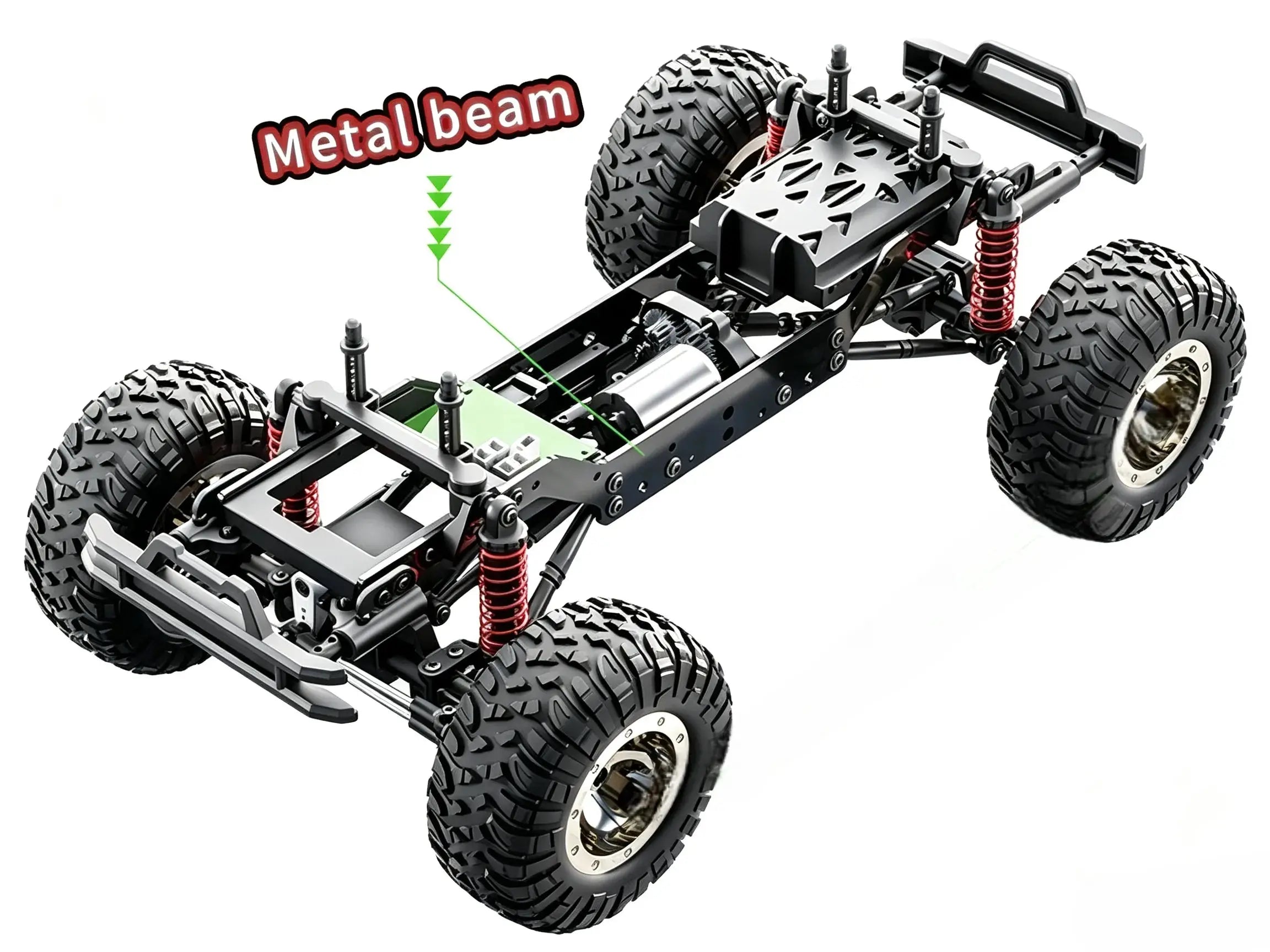 1:12 4WD Rock Crawler RC Car Off‑Road Climbing Truck ZD-pro RC