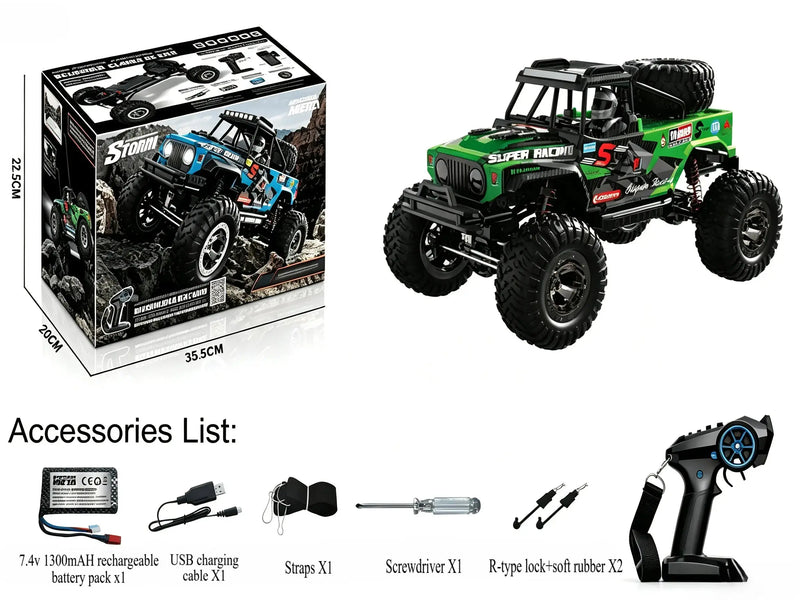 1:12 4WD Rock Crawler RC Car Off‑Road Climbing Truck ZD-pro RC